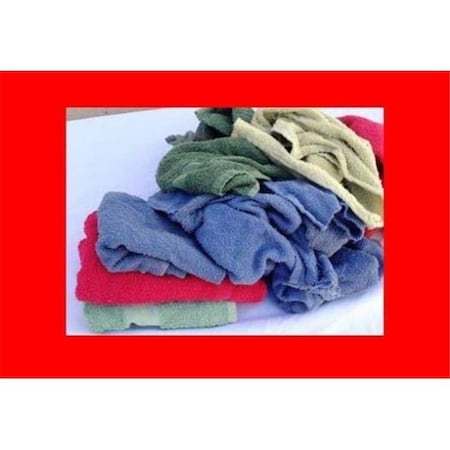 Sooner Wiping Rags Sooner Wiping Rags 552-114-10 10 lbs. Terry Towel Wiping Cotton Cleaning Rags Oklahoma 552-114-10